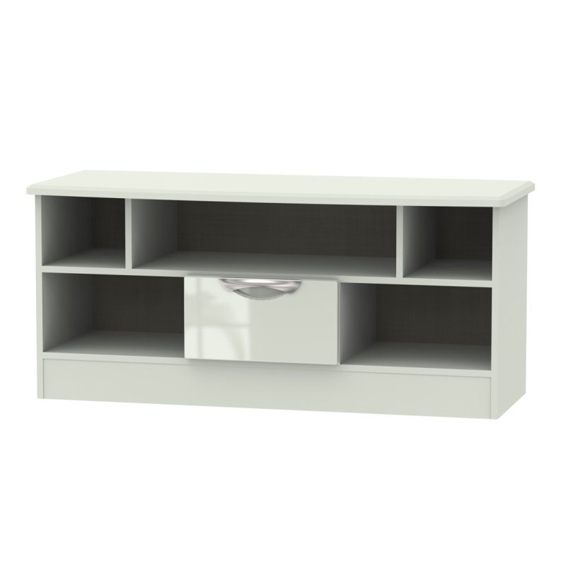 Fully Assembled Lockett TV Stand for TVs up to 55", Mint Green