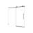 Frameless One Fixed And One Shifted Shower Door, 70MM 304 Stainless Steel Large Pulleys With Adjustable Soft Closing Function,With Nano Easy Cleaning,Stick Explosion-Proof Menbrance