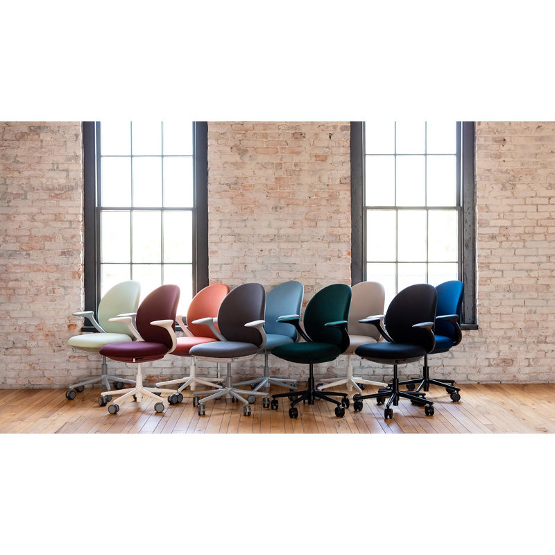 Chaise de travail en jade KFI Studios, Sable / pierre, Blanc