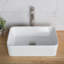 Ceramic Rectangular Vessel Bathroom Sink with Faucet-3955024