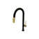 KBFmore 17.63 Inch Dual Function Stainless Steel Kitchen Faucet with Pull Out Down Spray Head