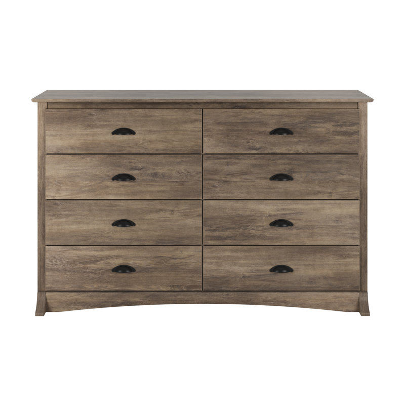 Wahhaj 8-Drawer Dresser, 59" W, Drifted Gray