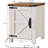 Clairese 24'' Tall  Farmhouse End Table With Charging Station, Wood Nightstand With Adjustable Shelf, Built-In Outlets-2028045815