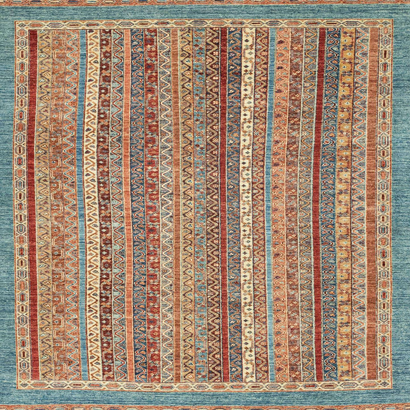 Abstract Indoor Rug, Square 8'