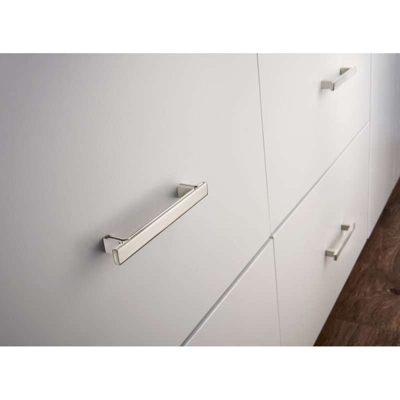 Anwick Bar Pull, Polished Nickel, 9"