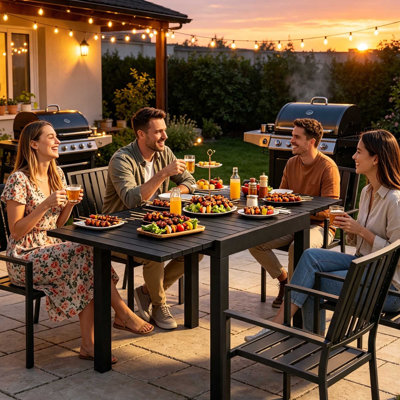 Outdoor Dining Table , 80cm W 160cm D