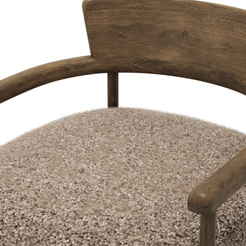 Armchair, Taupe Shearling