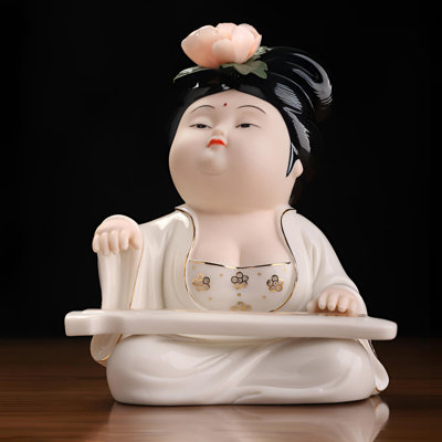 Figurine élégante de la dynastie Tang - œuvre d'art décorative chinoise