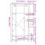 Carmie 97cm Clothing Rack-895653976