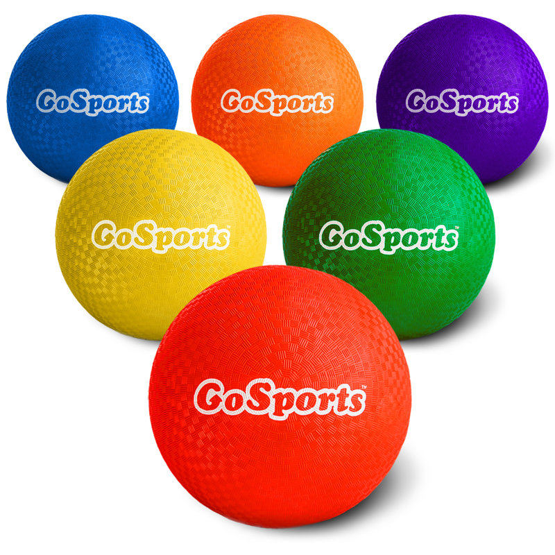 GoSports 10 inch Playground Ball with Carry Bag and Pump