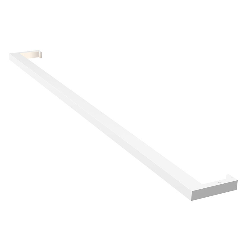 Thin-Line 1 - Light LED Bath Bar, 0.75'' H X 36'' W X 3.5'' D, Bright Satin Aluminum, 3000K