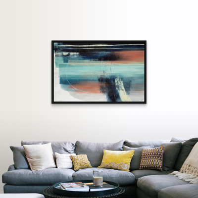 «Misty Waterfall» par Megumi Akiyama, reproduction d'art graphique sur toile