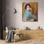 «Lady with a Fan» par Ignacio Zuloaga - Art mural sur toile tendue avec châssis-1860307336