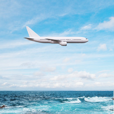 Avion volant - photographie sur toile tendue