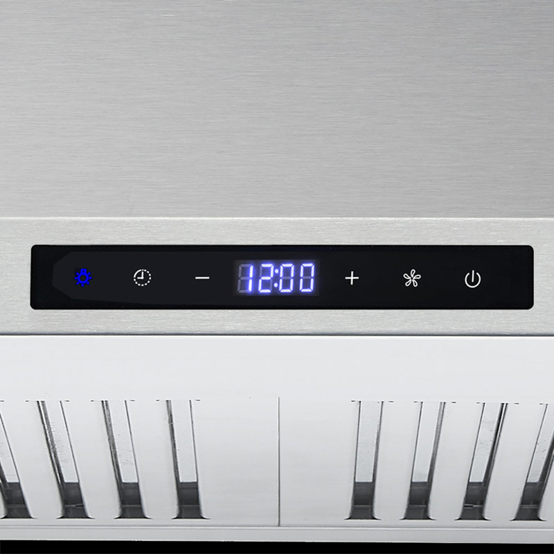 Cosmo 30 in. Vista Collection Ducted Wall Mount Range Hood, Touch Controls, LED Lights, Permanent Filters, Stainless Steel
