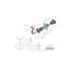 Glass Mount Handrail Bracket with Square Rose and Flat Plate-29011865