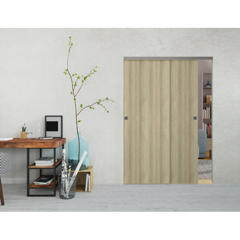 Portes coulissantes pré-finies à panneaux Optima, L 59,5 po x H 79,38 po