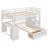 Full Over Twin Bunk Bed With Desk, Drawers And Shelves-2055994872