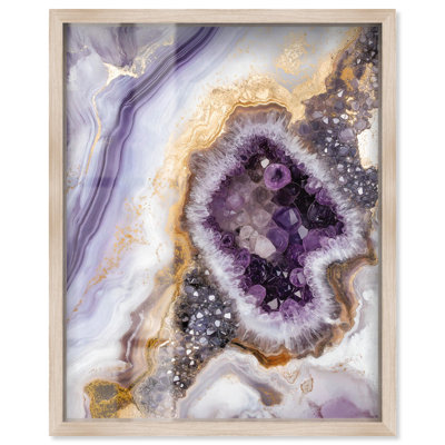 «Amethystine Dream II Shadowbox Print» par Art Remedy