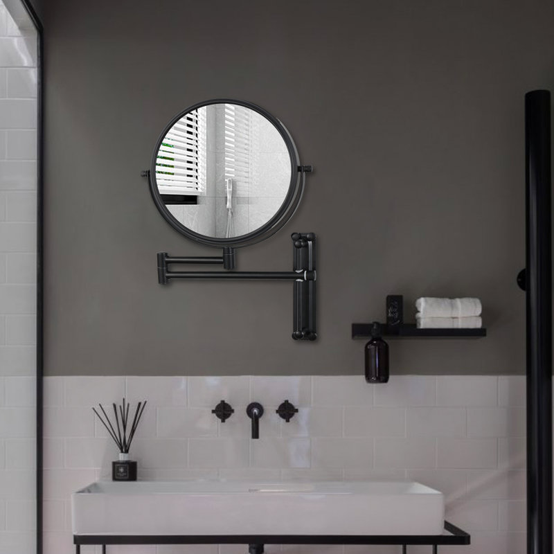 Miroir de maquillage Akiyah, Noir