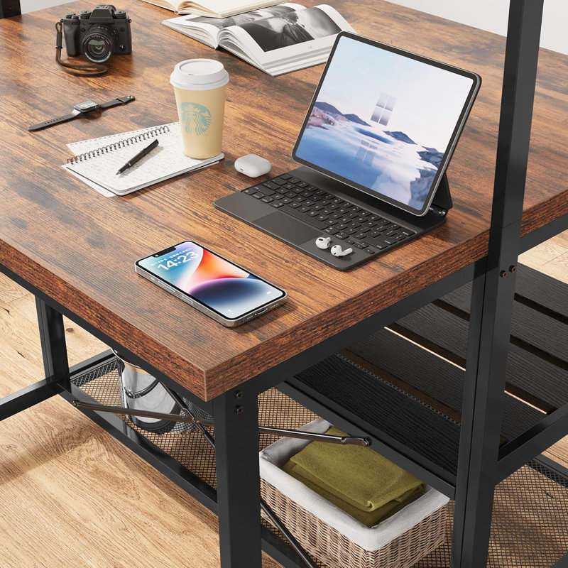 Kitchen Island Table With Storage Shelf