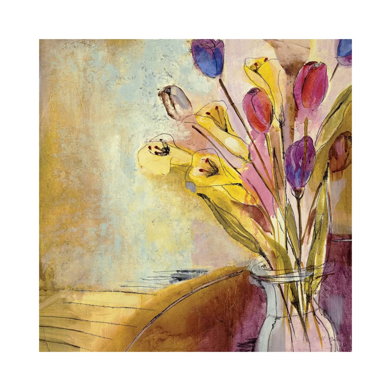 Fandango II by Jill Martin - Wrapped Canvas Painting, 66.04 cm H x 66.04 cm W x 1.91 cm D