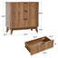 Commode 3 tiroirs cannelée (l 31,5 po)