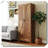 Kitchen Pantry Cabinet Adjustable Shelves Sturdy Anti-Tipping Design
