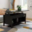 Table basse à plateau relevable avec rangement Nicolasa