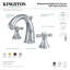 Robinet de salle de bain espacé Kingston-11177117