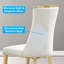 Chaise parsons capitonnée en velours-131513381