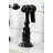 Kingston Brass English Country Two-Handle 3-Hole Deck Mount Bridge Kitchen Faucet with Brass Side Sprayer-57542721