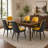 Faux Leather Upholstered Solid Back Side Chair-2058058658
