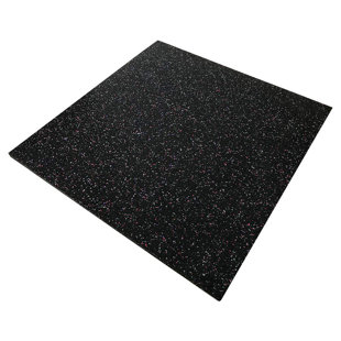 Tapis en caoutchouc L 28 po x l 28 po x 0,625 po