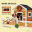 Abri pour chien, niche pour chien d'extérieur en bois
