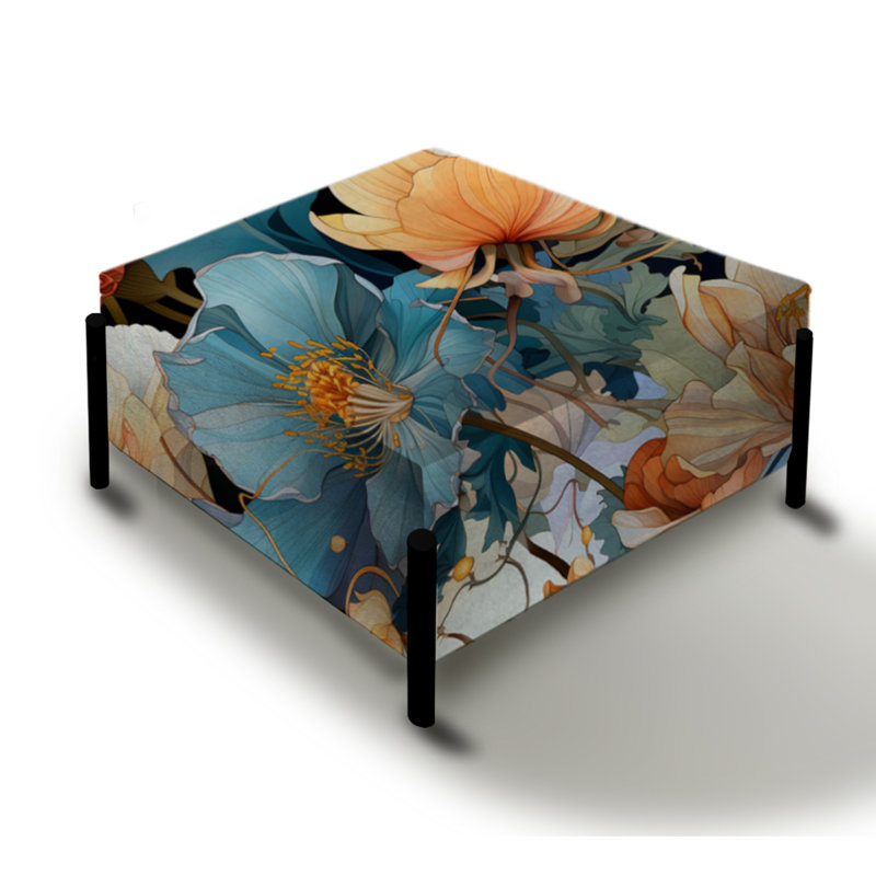 Motif de pivoines Art Nouveau