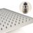 Ceiling Mounted Shower System Combo Set With Handheld And 10"Shower Head-114230191