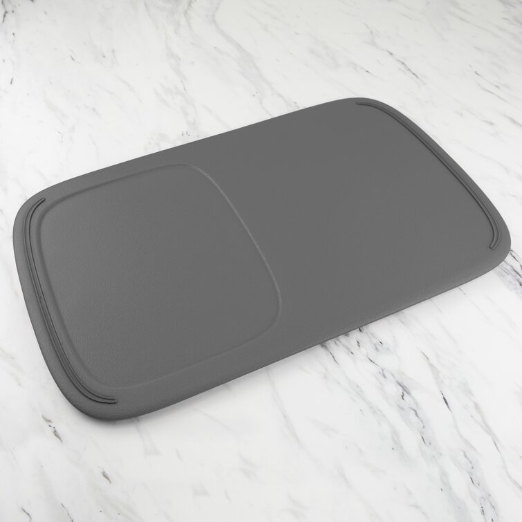 Tovolo Charcoal Plastic Hi-Low Cutting Board
