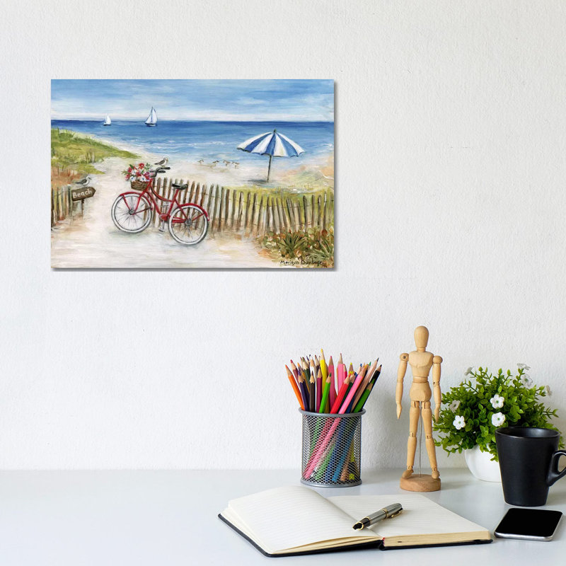 Beach Ride II by Marilyn Dunlap - Wrapped Canvas Gallery-Wrapped Canvas Giclée, 20.32 cm H x 30.48 cm W