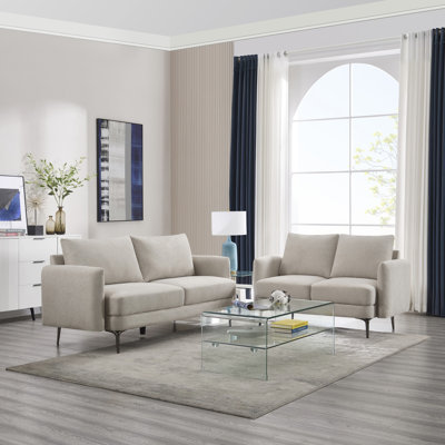 2 Piece Stationary Living Room Set