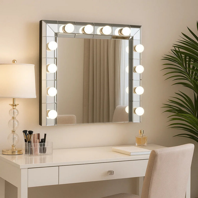 Miroir de commode lumineux