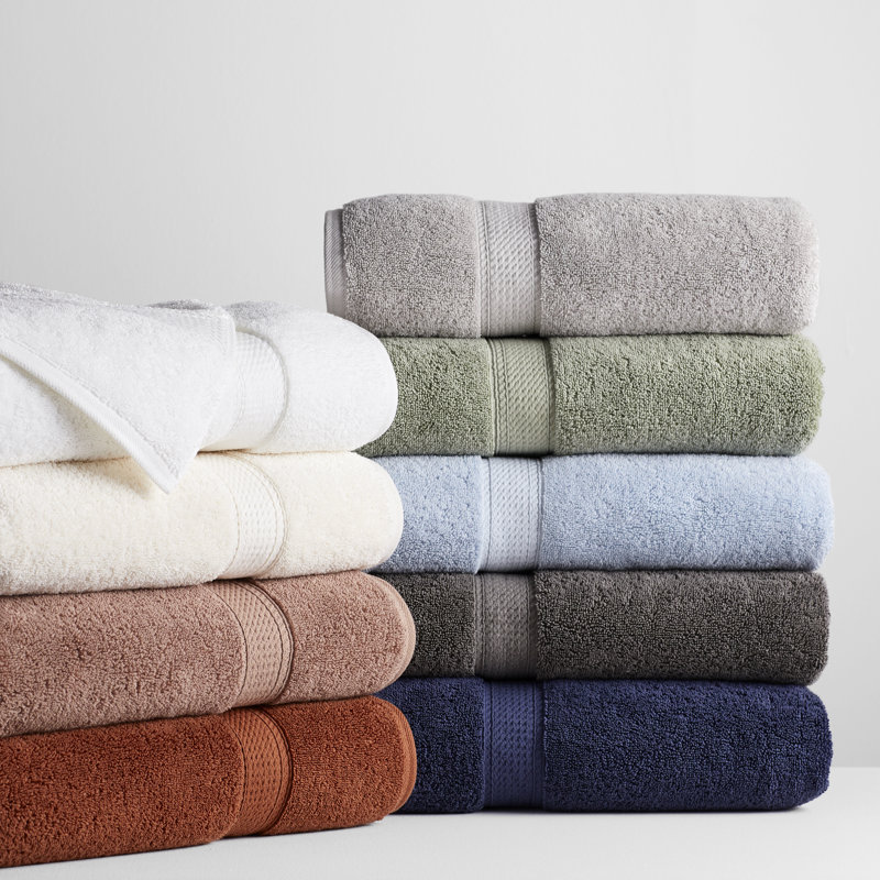 Ensemble de serviettes 6 pièces en coton Payten Classic, Blanc
