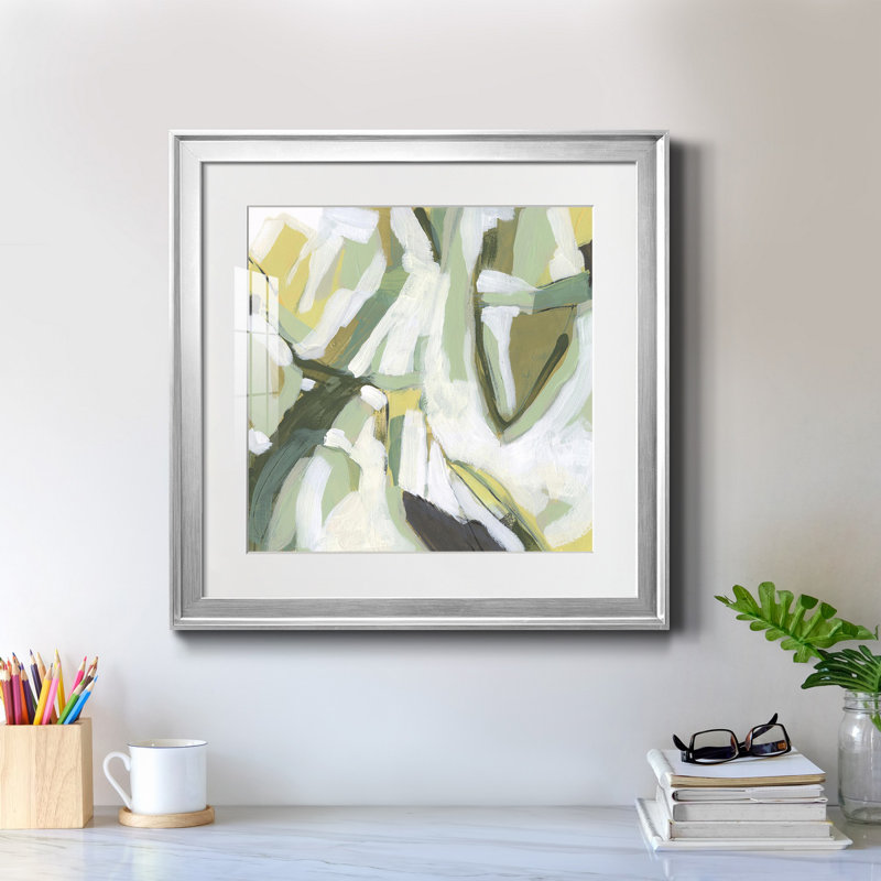 Lichen électrique IV - reproduction encadrée de qualité supérieure - prête à être accrochée, H 30,5 po x l 30,5 po x P 1,5 po