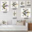 Horloge murale cadre et plumes-532073252