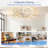  20" Cement Caged Flush Mount Ceiling Fan with Light, Remote , Reversible 6 Speed Quiet DC Motor, Farmhouse Rustic Fandelier-639788403-640122098