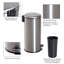Caliope Metal Kitchen Trash Can - 113.56L