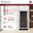 Allavino 119 Bottle 55" Tall Single Zone Right Hinge Stainless Steel Wine Refrigerator