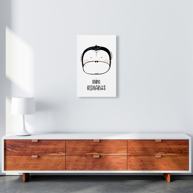 Monkey by Miniofmine - Print, Wrapped Canvas, 42cm H x 29.7cm W x 4cm D