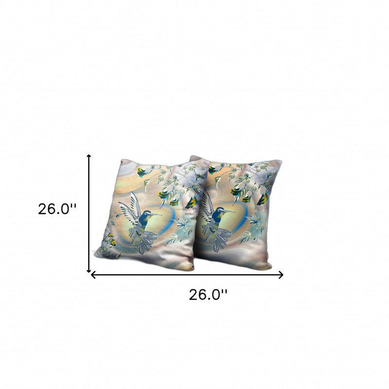 Coussin 26 x 26, Jaune/orange