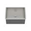 Évier à lessive 23 po - 23 po x 18 po x 12 po Évier utilitaire encastré à simple cuve profonde en acier inoxydable de calibre 16 pour salle de lavage